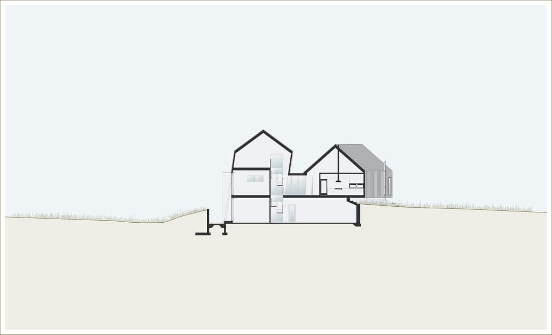 Jackfish Cabin sections.