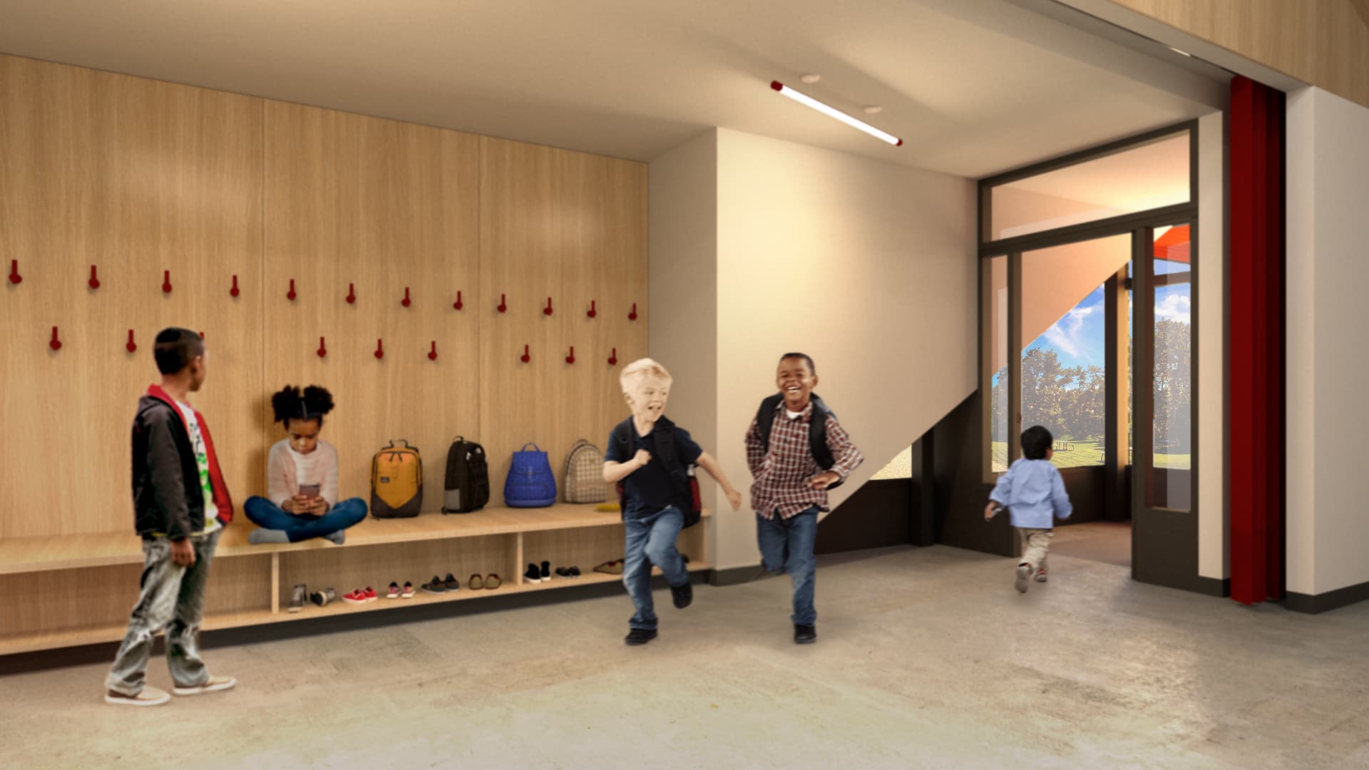Leighton Art Centre entry way.