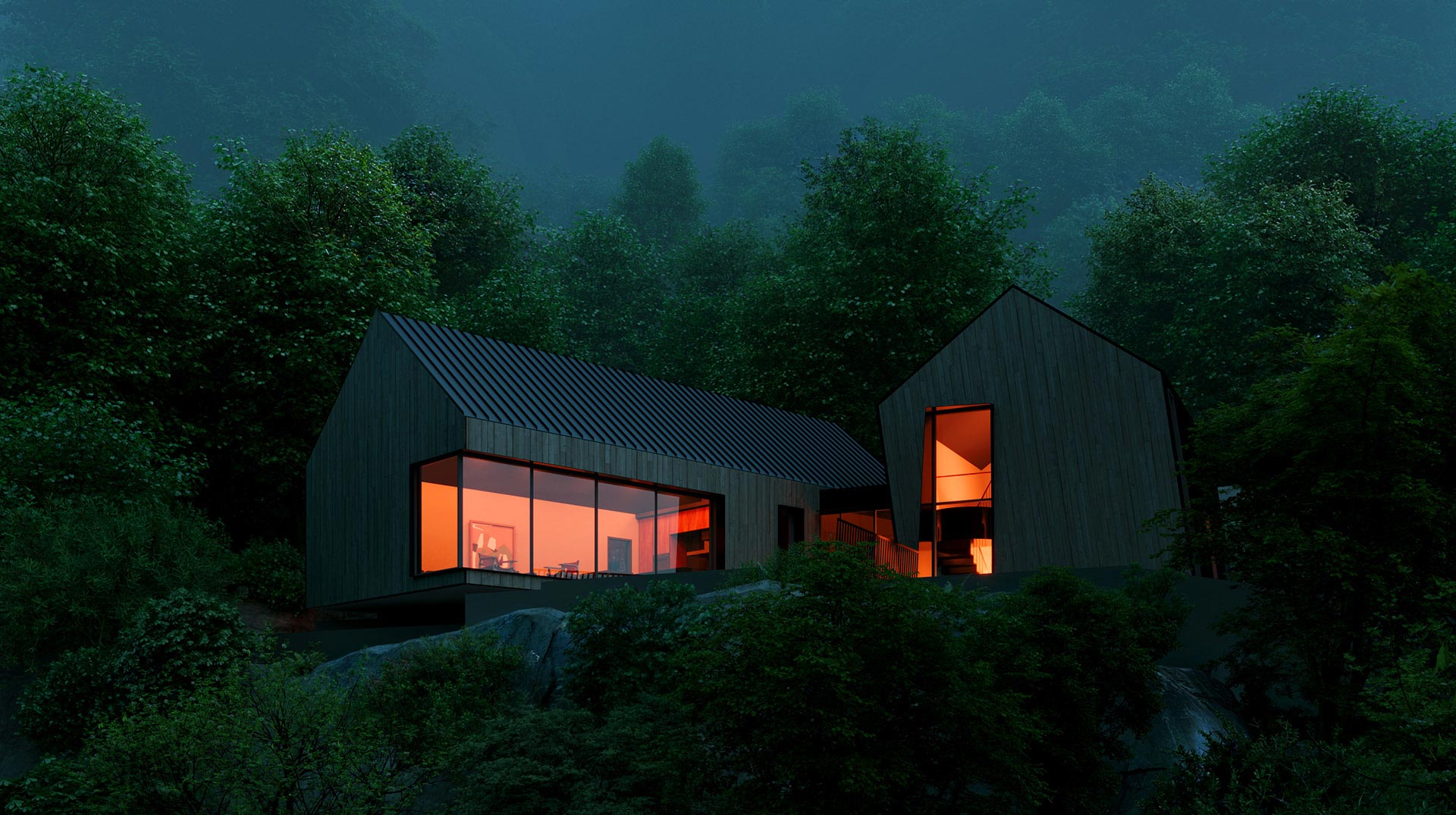 Jackfish Cabin render.