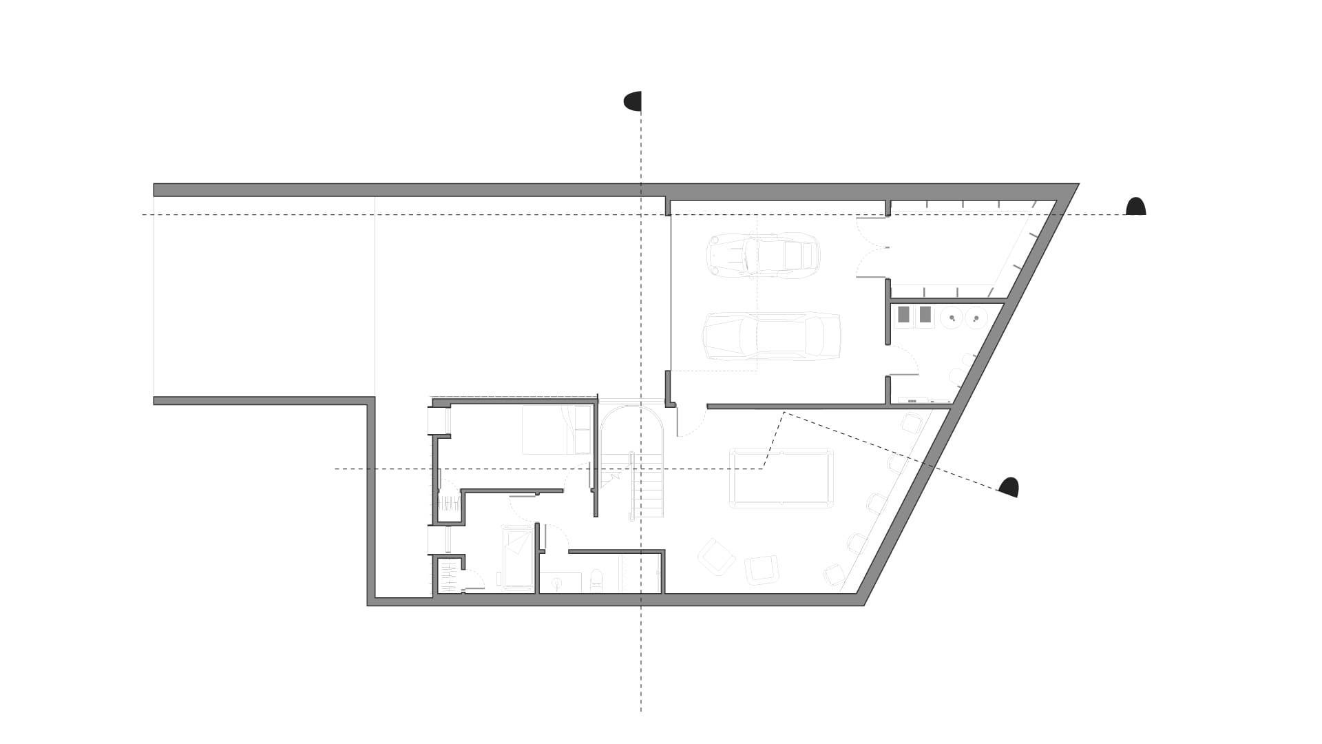 Jackfish cabin floor plan.