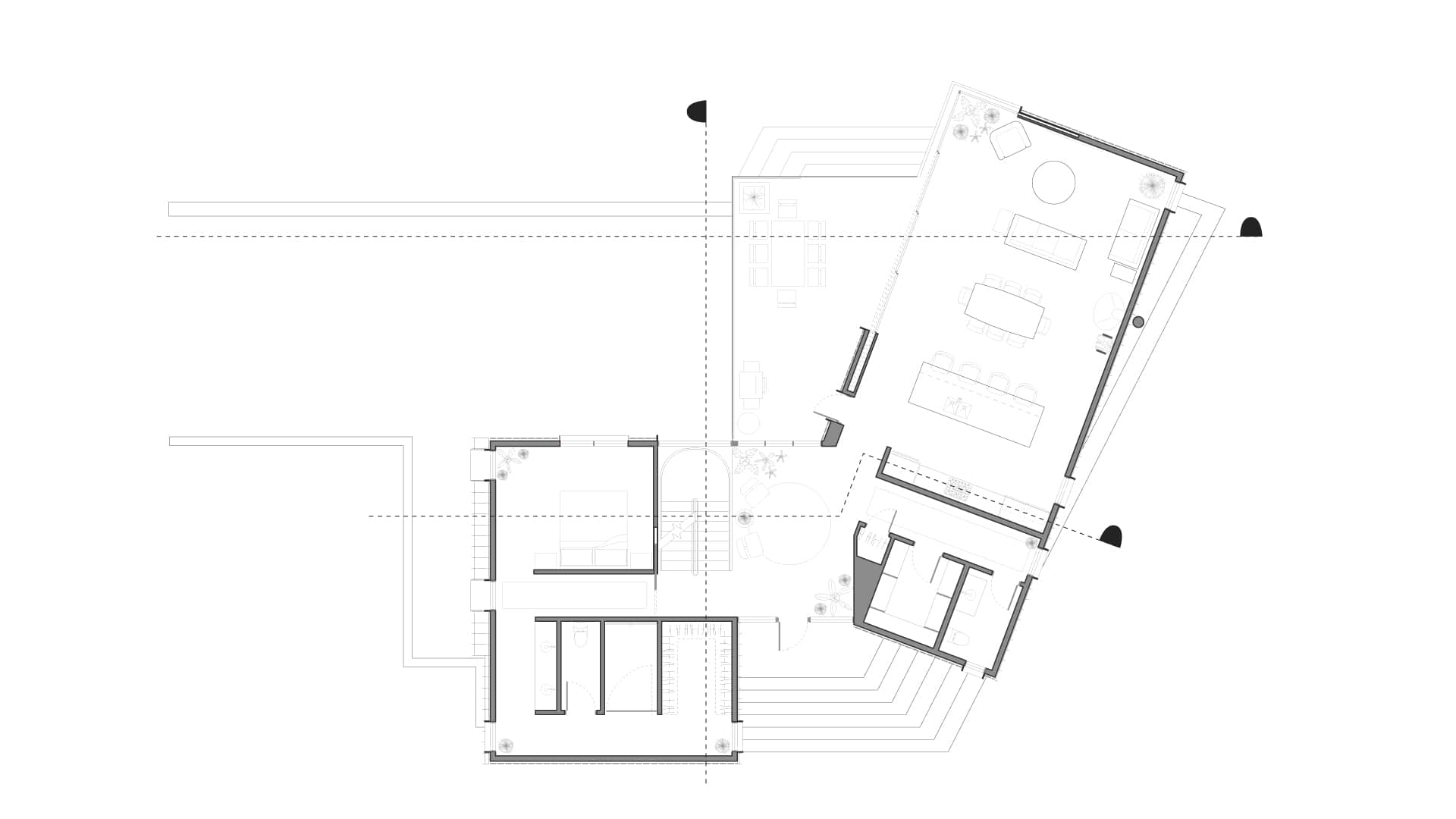 Jackfish cabin floor plan.