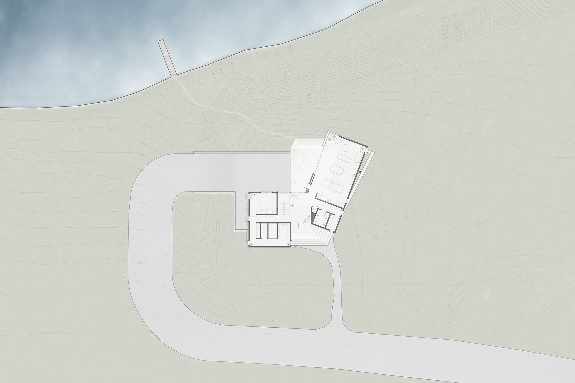 Jackfish cabin site plan.