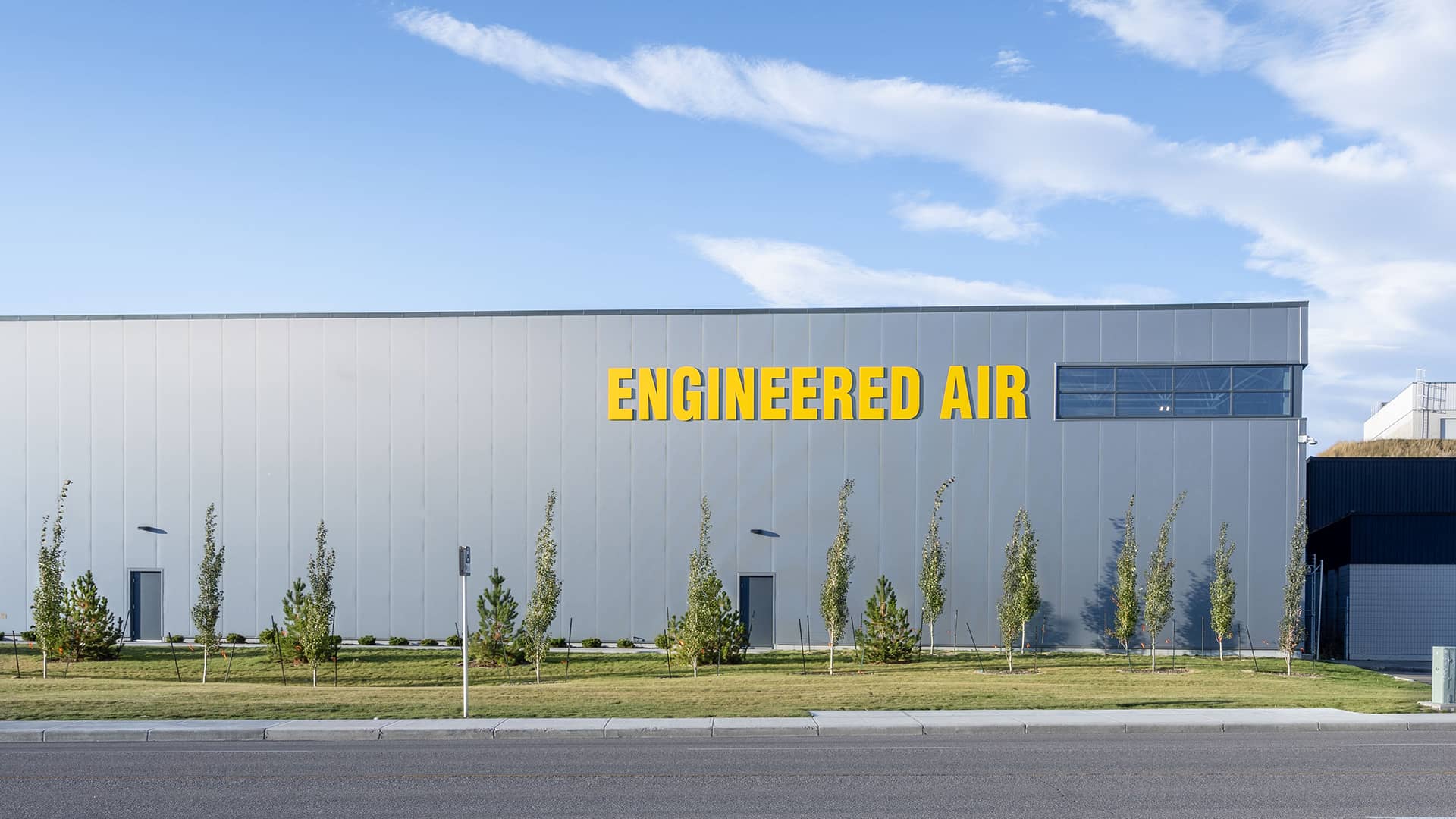 Exterior of Engineered Air plant.